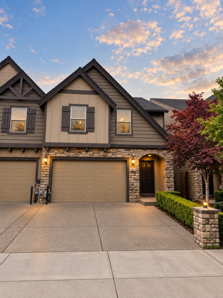 Stone Throw townhome exterior