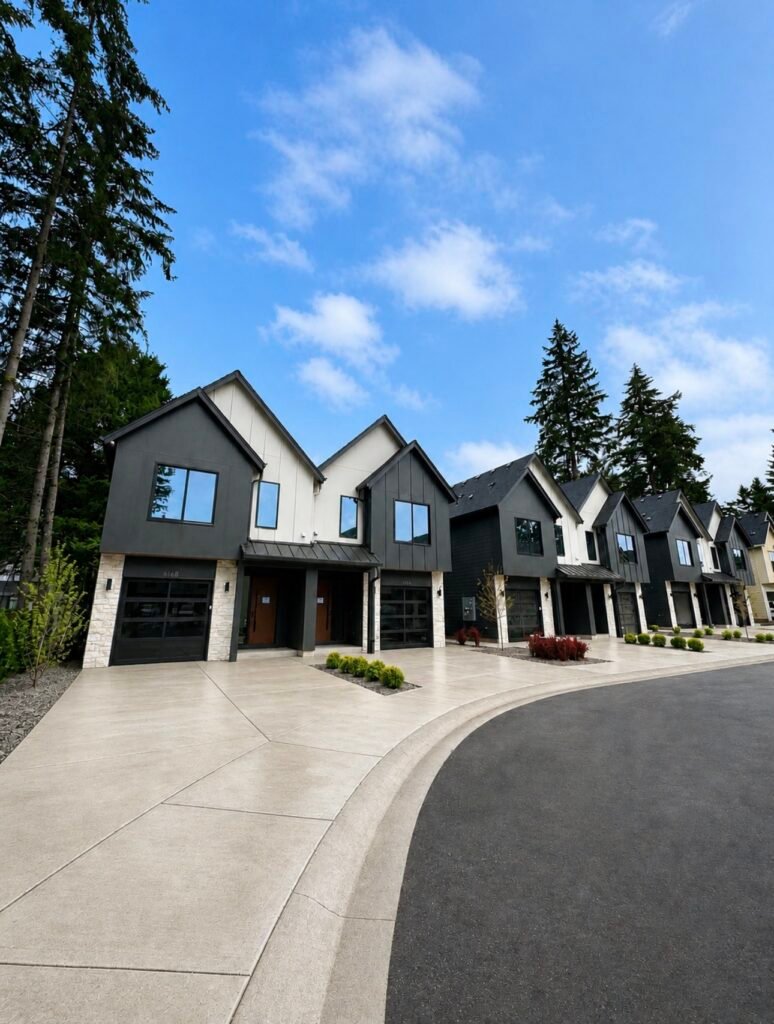 Maple Valley townhomes exterior