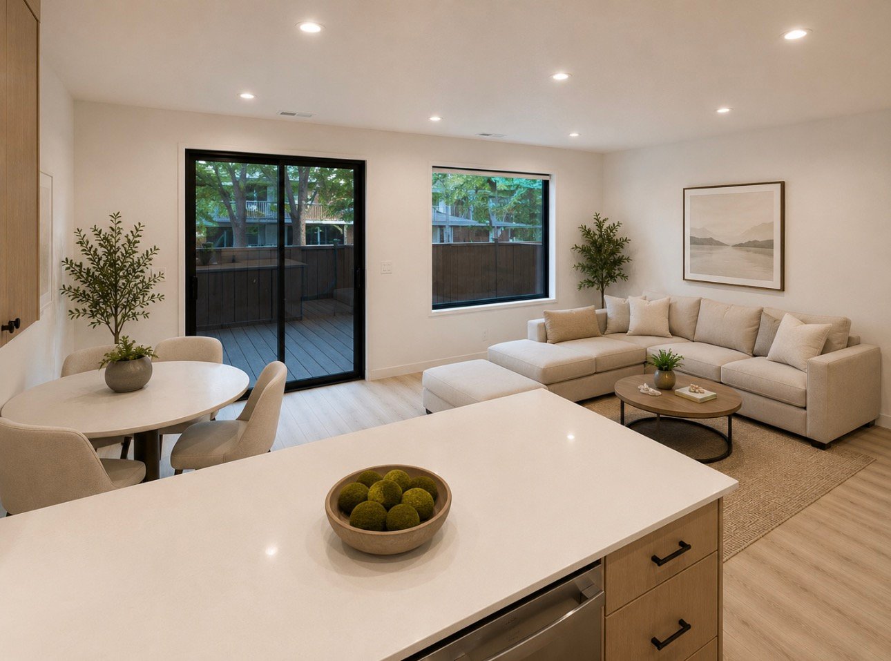 Living and dining