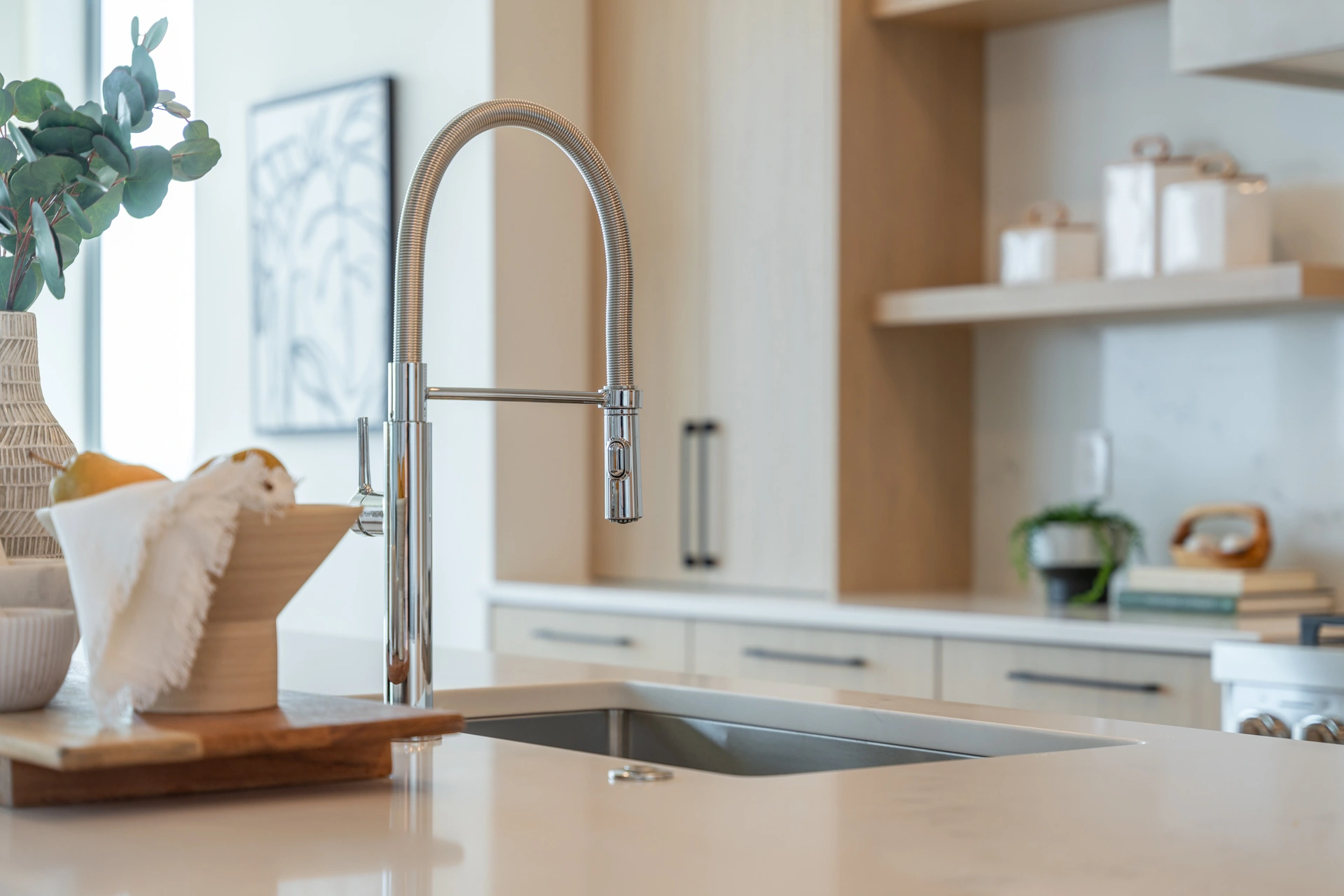 Faucet and sink detail