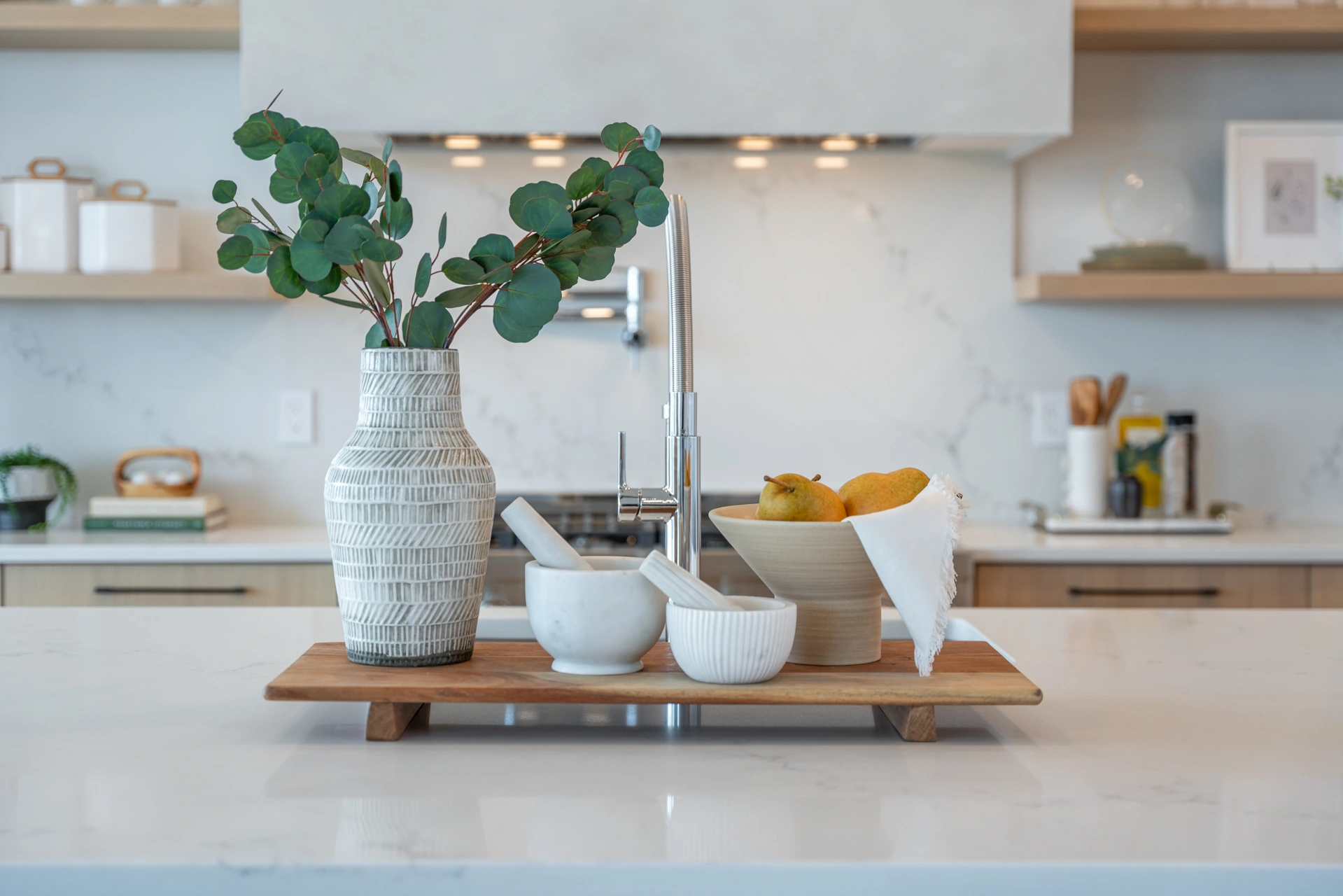 Kitchen counter styling